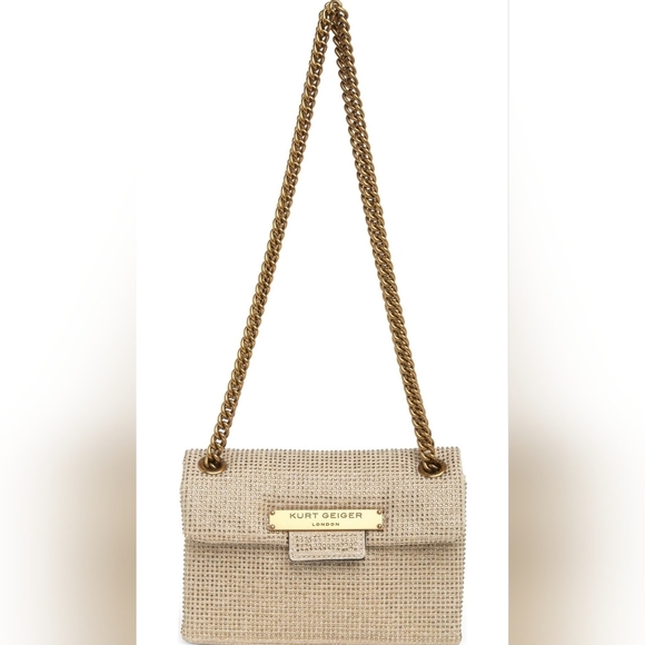 Kurt Geiger London Rhinestone Brixton Shoulder Bag. - Picture 1 of 5